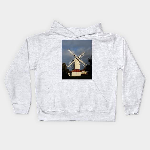 Thorpeness Windmill, Suffolk Kids Hoodie by Chris Petty